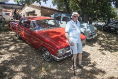 4868 Bob Raward of the Sapphire Coast Vintage Car Club with his Falcon XP coupe 1966